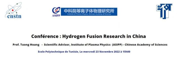 conférence: ” Hydrogen Fusion Research in China”