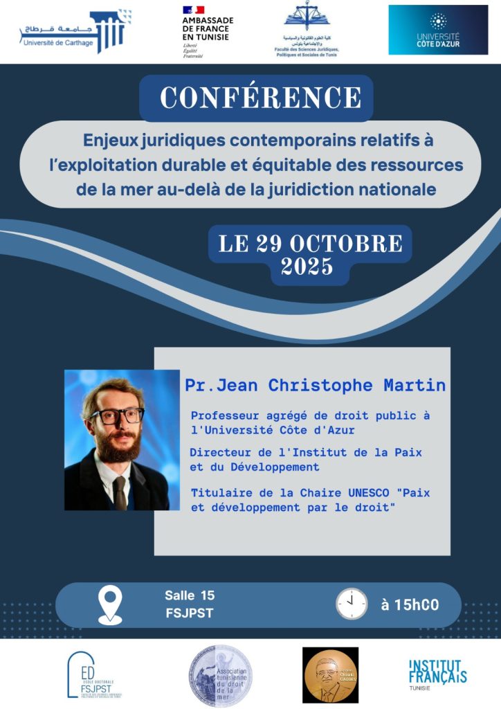 Conference: Contemporary Legal Challenges Regarding the Sustainable and Equitable use of Marine Resources Beyond National Jurisdiction