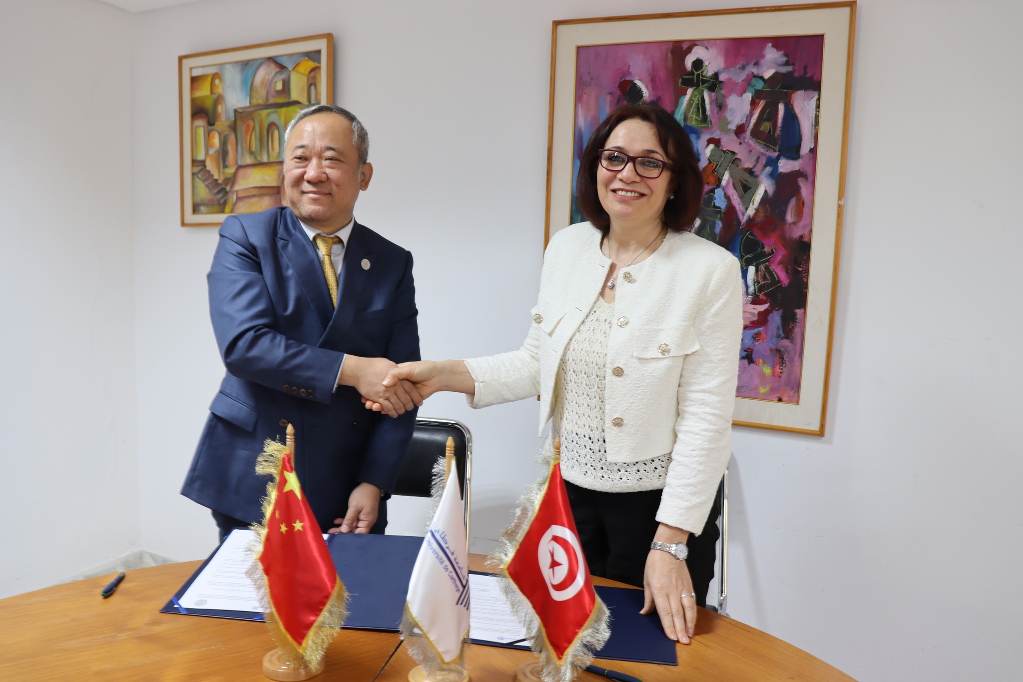 Partnership Agreement Signed Between the University of Carthage and Beijing Language and Culture University